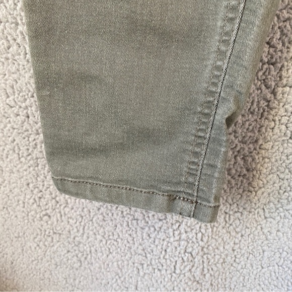Democracy Ab Technology Greyish Olive Skinny Leg Pants Sz 8 - Picture 4 of 11